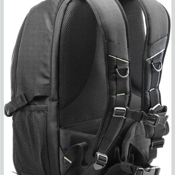 Evecase Large Professional DSLR Camera Travel Backpack with Rain Cover - Picture 9 of 10